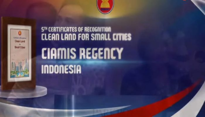 Ciamis Raih Penghargaan Kota Kecil Terbersih ASEAN di ESC Award 2025