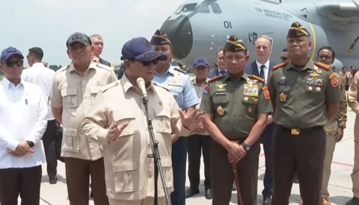 Prabowo Serahkan Airbus A400M ke TNI AU: Perkuat Multi Role Tanker Transport dan Alutsista Strategis