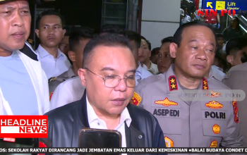 Tak Selang Lama, Dasco Meninjau Proses Evakuasi Musibah Kereta Api di Bekasi Timur