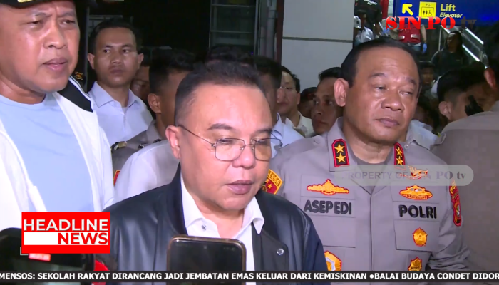 Tak Selang Lama, Dasco Meninjau Proses Evakuasi Musibah Kereta Api di Bekasi Timur