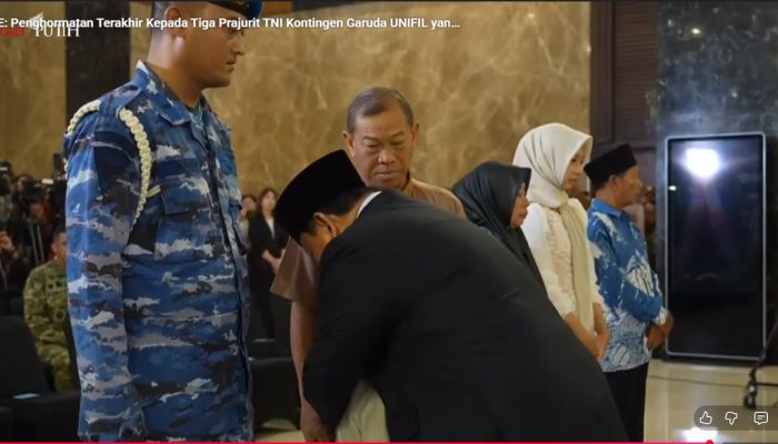 Hormat Tertinggi Presiden Prabowo untuk Kusuma Bangsa